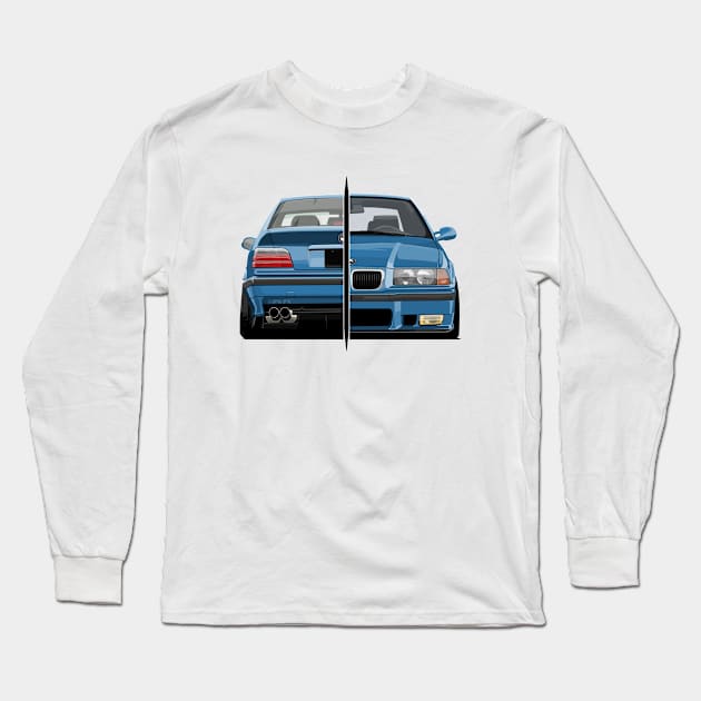 Front & Back Long Sleeve T-Shirt by icemanmsc